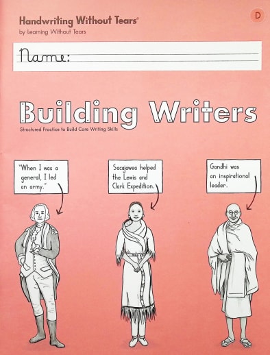 Handwriting Without Tears Building Writers Student Workbook D (Grade 3)