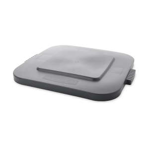 Rubbermaid Commercial, BRUTE®, Square, Resin, 28gal, Gray, Receptacle Lid