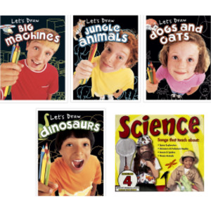 Let's Draw Book Series & Science CD Set Bundle