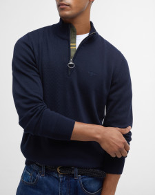 Pullover Cotton Half Zip 