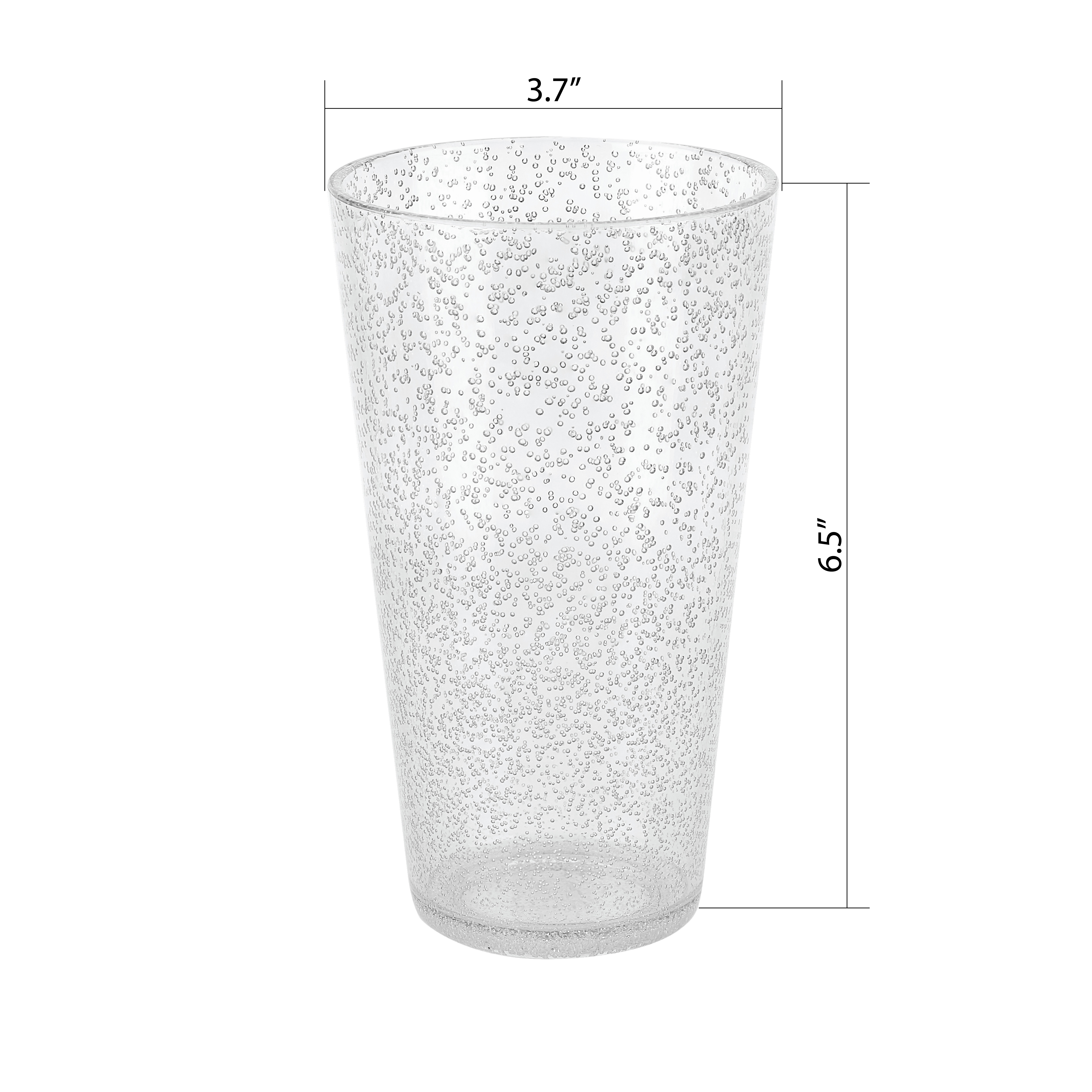 Spritz 23 ounce Highball Glass, Clear, 6-piece set