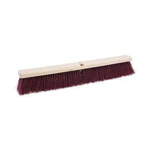 Boardwalk, 24in, Floor Brush Head, Polypropylene Bristles, Maroon