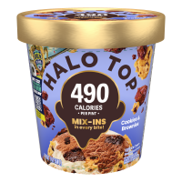 Cookies & Chocolate Brownies Light Ice Cream, Lower Calorie Frozen Dessert Pint, 16 fl oz