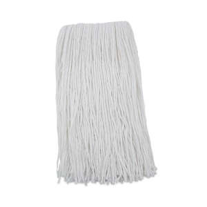 Boardwalk, Premium Rayon Cut-End Wet Mop Head with 1" Headband, 20 oz, White