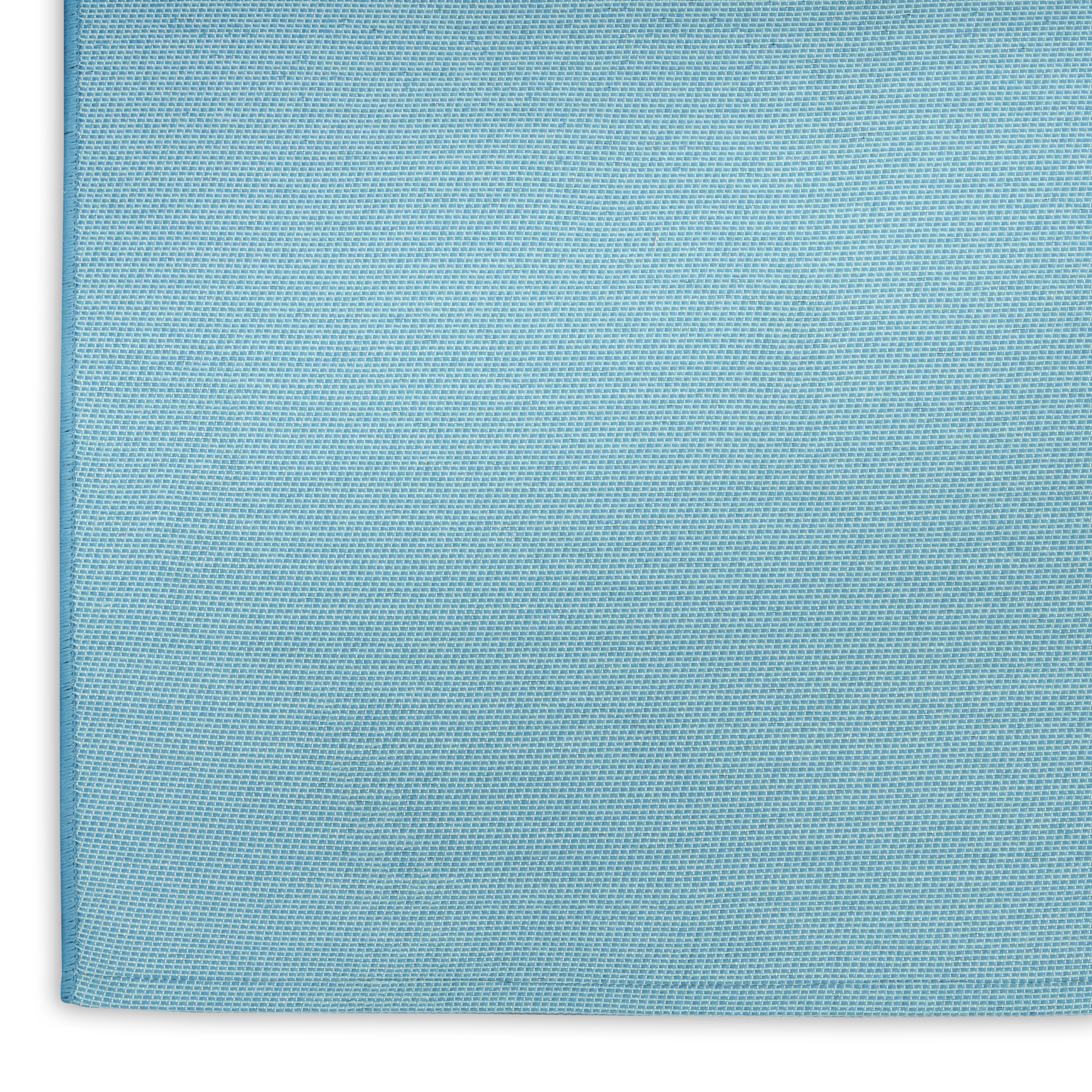 Nourison Color Splash 5'3" x 7'3" Blue Ivory Coastal, Nautical & Beach Rug