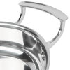 10-inch Miramar® display cookware oval 18-8 grade stainless steel au gratin pan in mirror finish