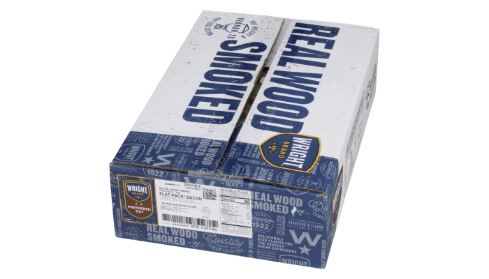 Wright® Brand Naturally Hickory Smoked Thin Sliced Flat-Pack® Bacon, 18/22 _image_5