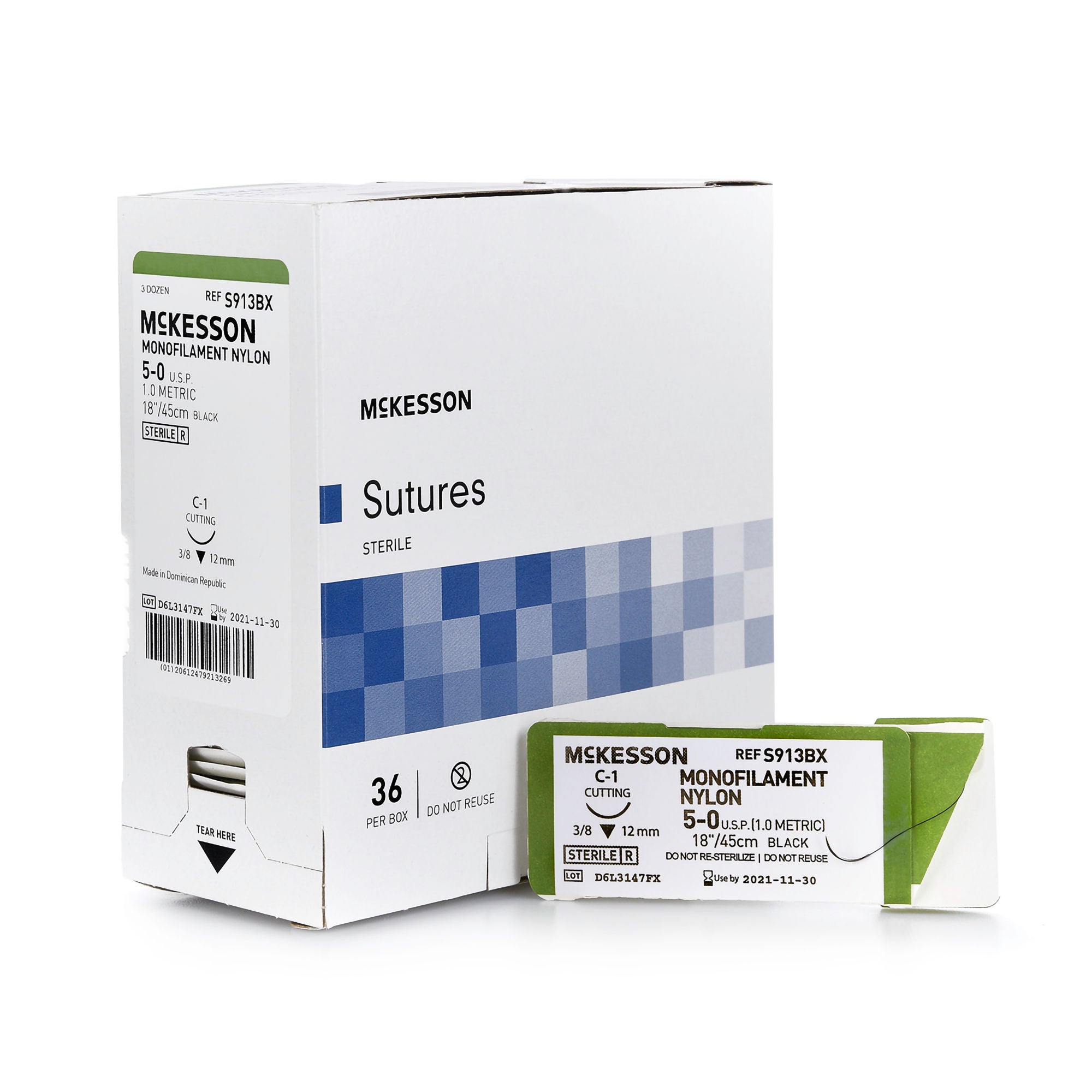 McKesson Suture with C-1 Needle