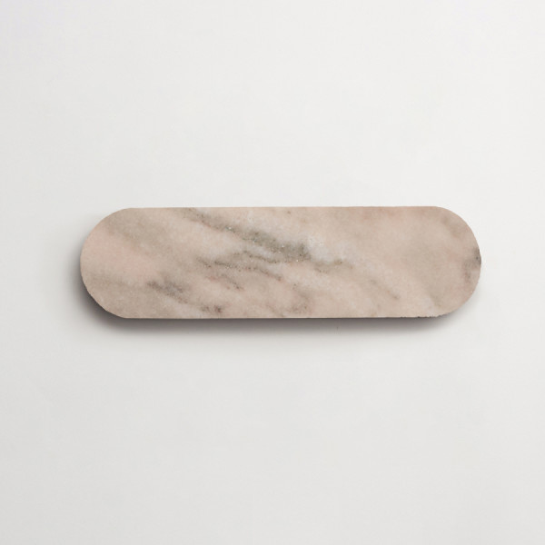 lapidary | oval long | pink/grey 