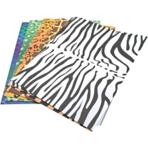 Animal Skins Printed Craft Paper, 11.7 x 8.3 in, 40 Sheets