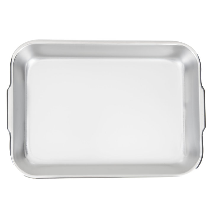 6 ½-quart stainless steel bake and roast pan in natural finish