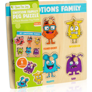 My Emotions Family Peg Puzzle
