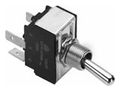 Bat Handle Type DPST Toggle Switch With Quick-Connect Terminals ON-OFF Maintained Contact