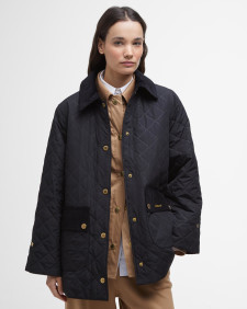 Corinne Quilted Jacket Black/Ancient