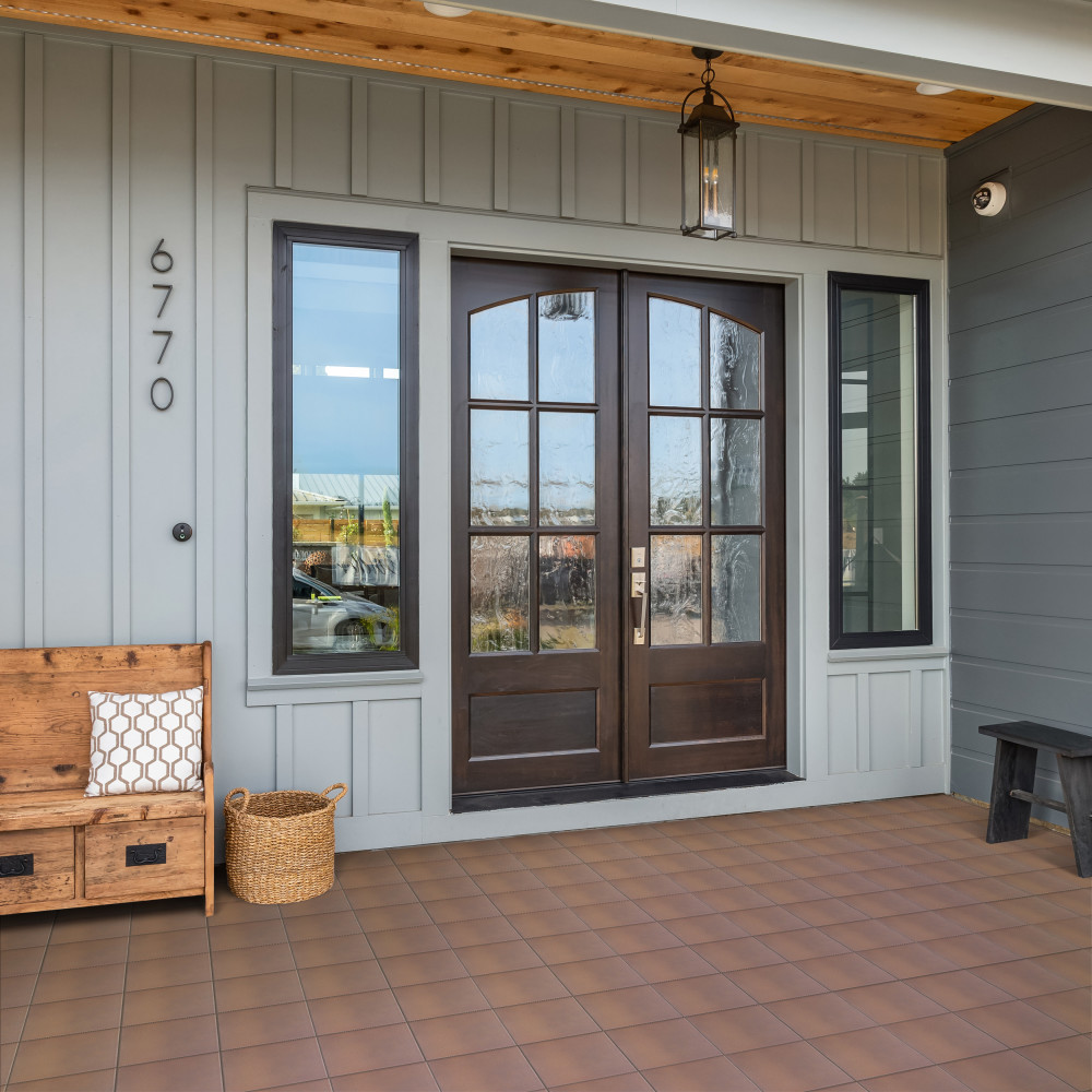 Quarry Flame Brown 7-3/4 in. x 7-3/4 in. Ceramic Floor and Wall Tile