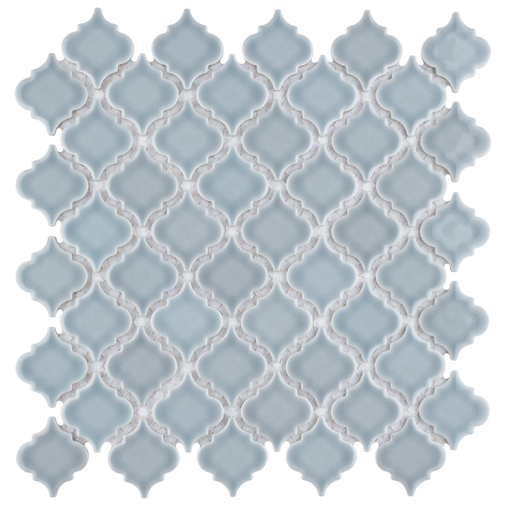 Hudson Tangier Slate 12-3/8 in. x 12-3/8 in. Porcelain Mosaic Tile