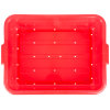 5-inch-deep Traex® Color-Mate™ perforated drain box in red