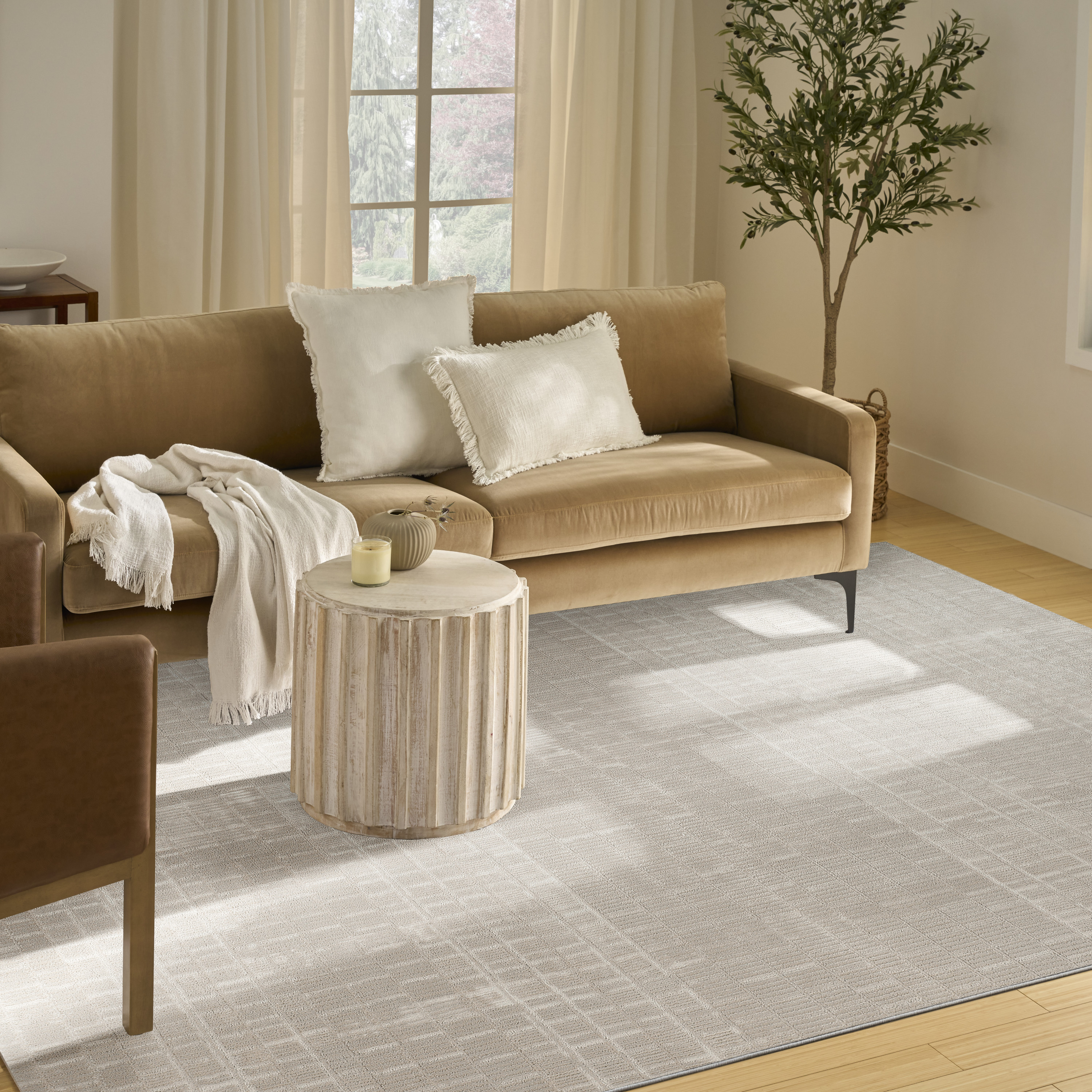 Nourison Nordic 6' x 9' Ivory Modern Indoor Rug