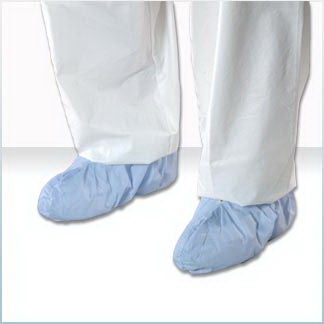 Shoe Cover Critical Cover® SureGrip® One Size Fits Most Shoe High Nonskid Sole Blue NonSterile