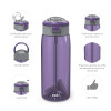 Genesis 32 ounce Reusable Plastic Water Bottle with Interchangeable Spouts, Viola slideshow image 8