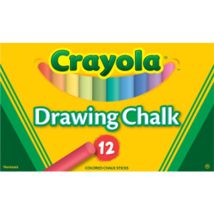 Colored Drawing Chalk, 12 Colors