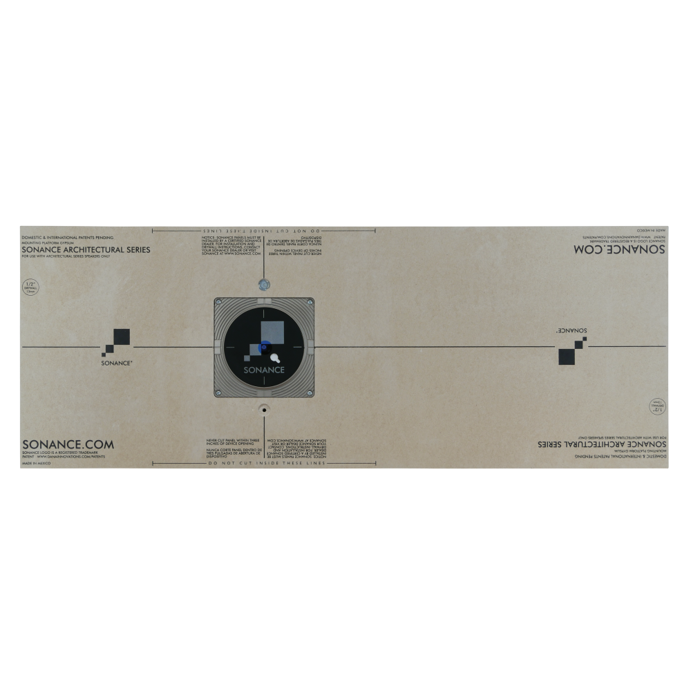THIN-LINE 1/2" ROUND GYPSUM MOUNTING PLATFORM FOR BPS6 THIN-LINE BANDPASS SUBWOOFER (1 EACH)