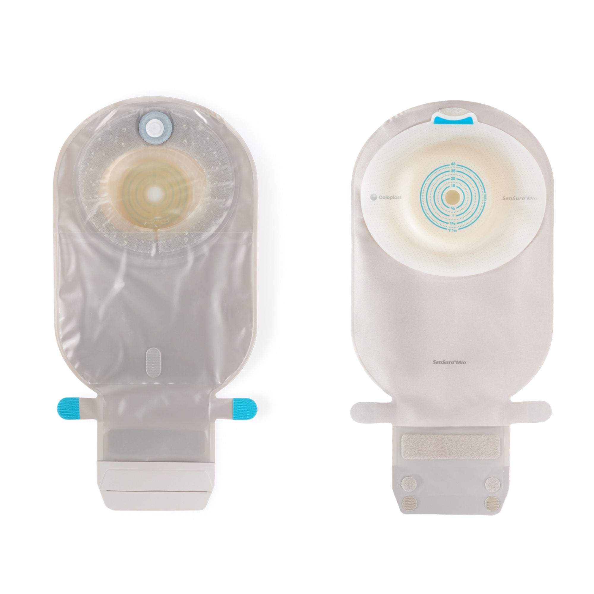 SenSura® Mio Convex Light 1-Piece Transparent Ostomy Pouch, 10 – 43 mm Stomas