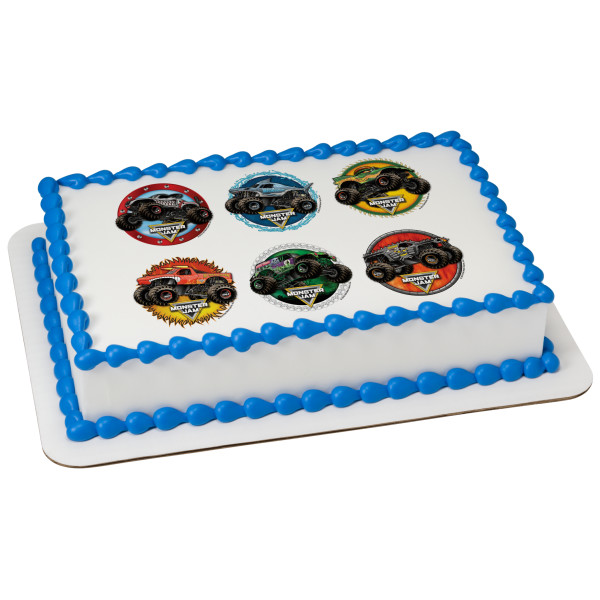 Monster Jam® High Flyin' PhotoCake® Edible Image®