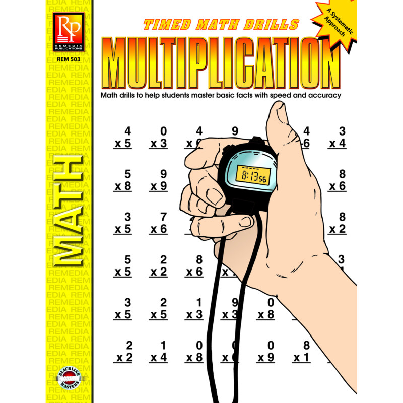 Timed+Math+Drills%3A+Multiplication+Workbook