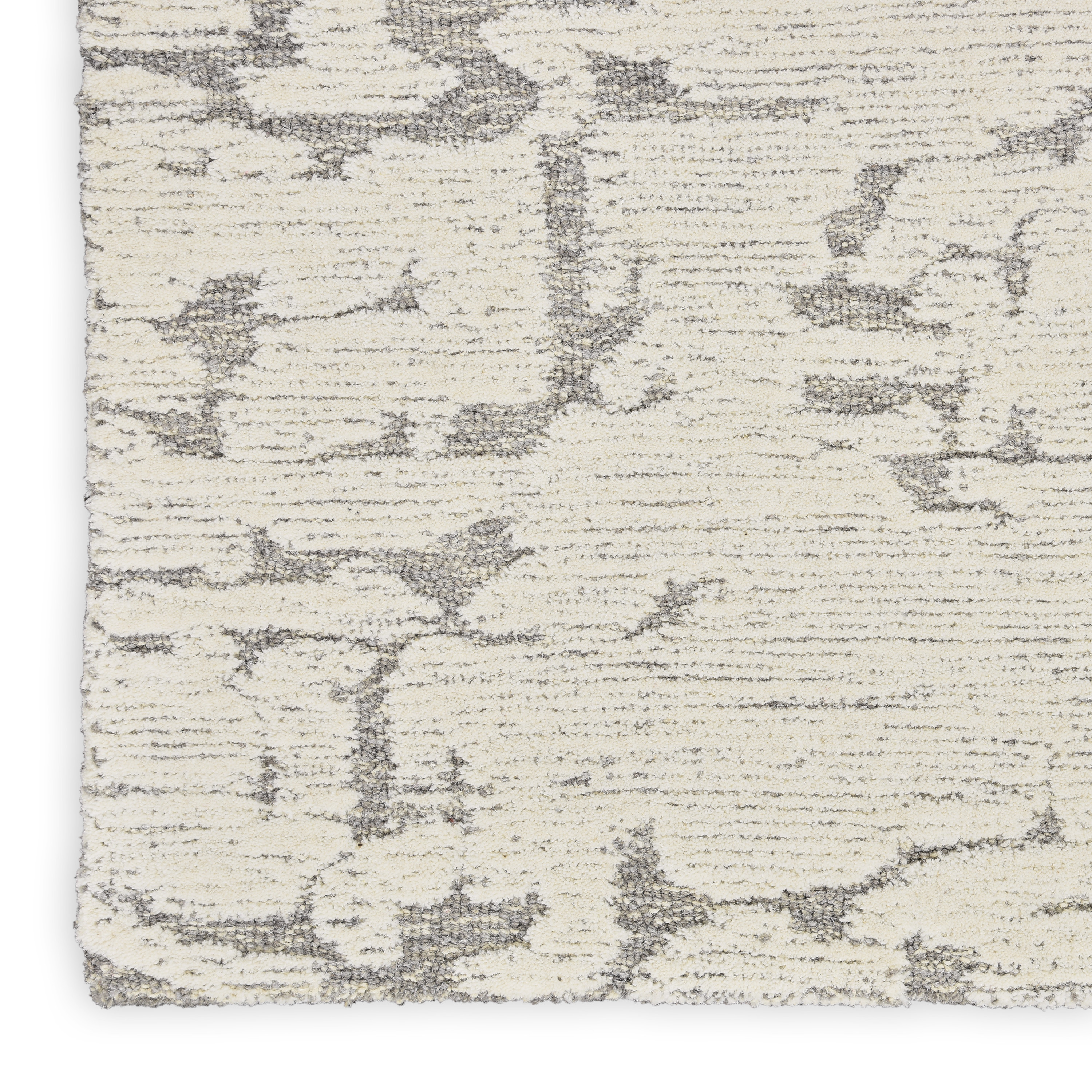 Calvin Klein CK009 Sculptural 5'3" x 7'3" Grey Modern Indoor Rug