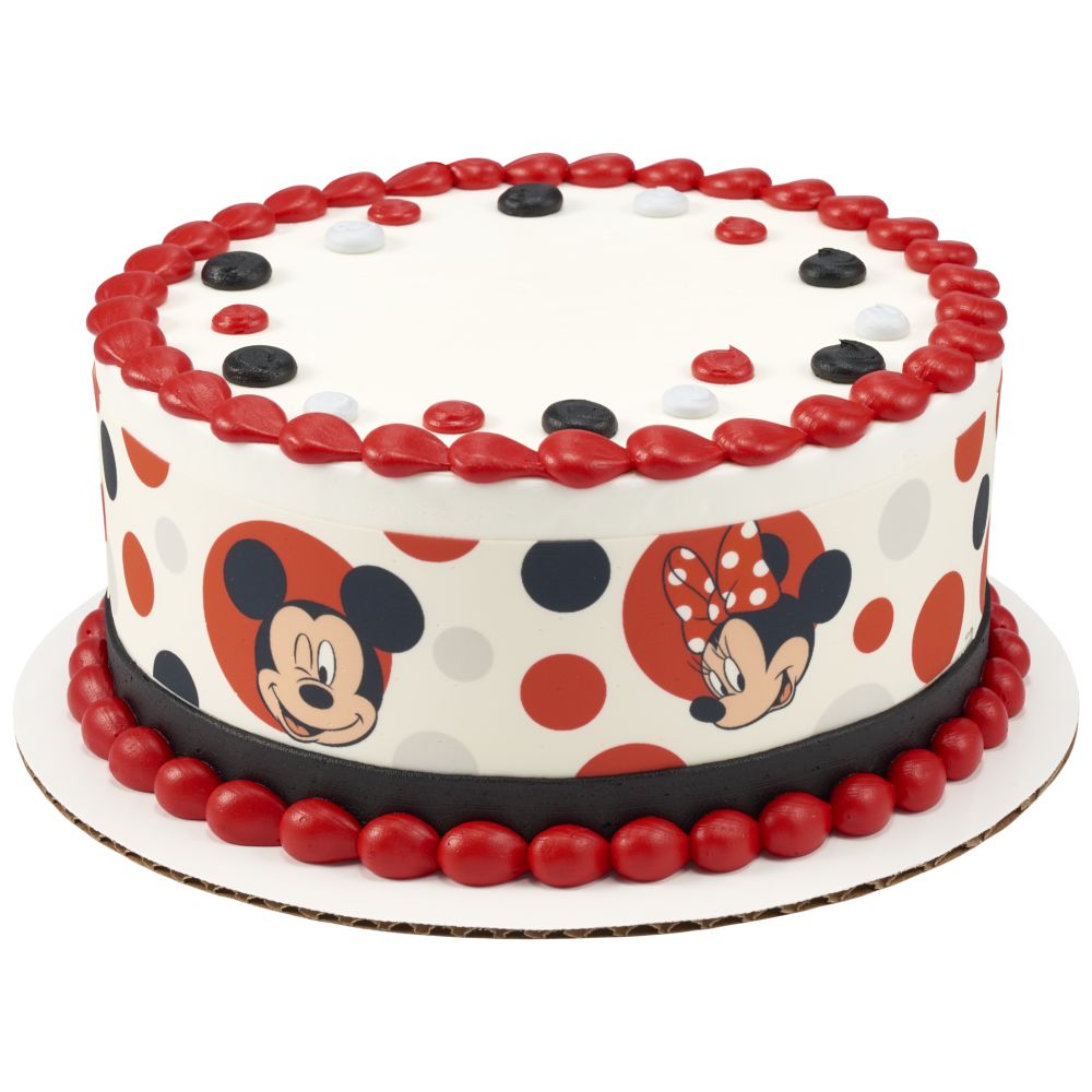 Image Cake Mickey Mouse and Minnie Mouse