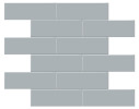 Studio Sky 2×6 Brick Mosaic Glossy