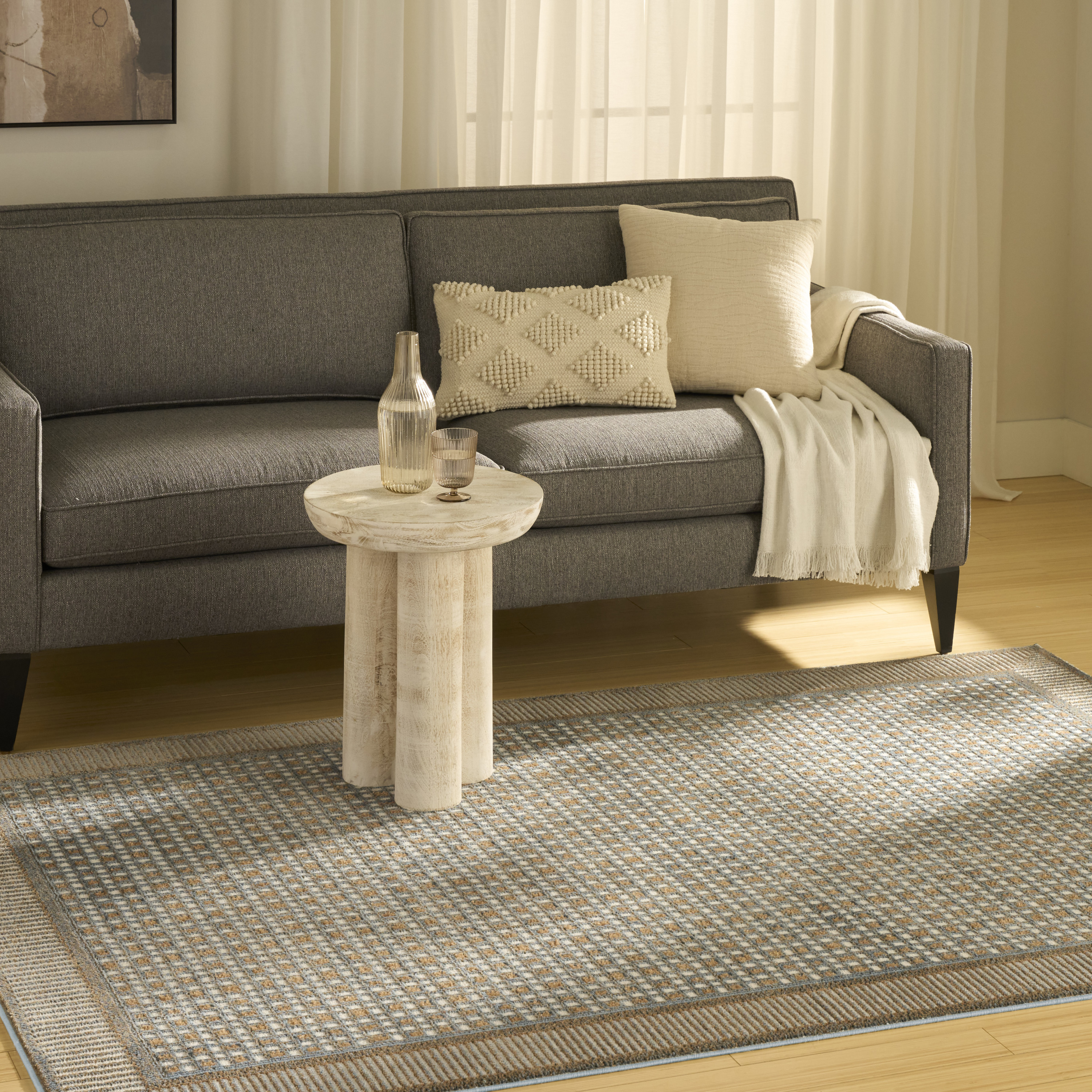 Nourison Nordic 4' x 6' Multicolor Modern Indoor Rug