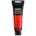 Liquitex BASICS Acrylic Paint 118 mL Tube Fluorescent Red