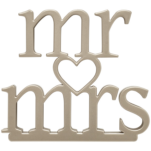 Mr. and Mrs. Wedding Ornament