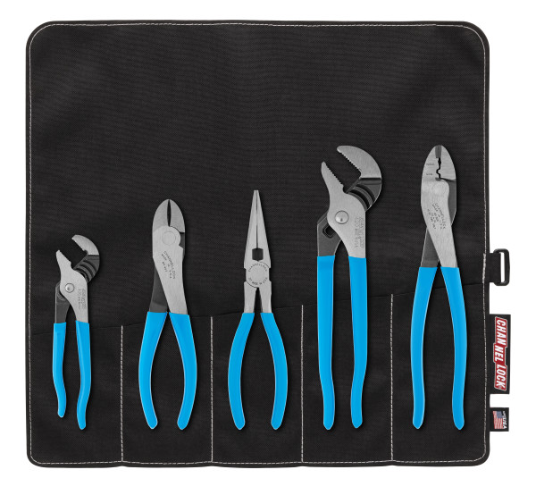 TOOL ROLL-2 5pc Technicians Pliers Set with Tool Roll