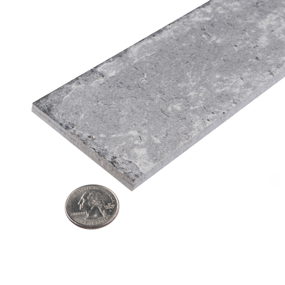 Brickyard White 3 in. x 11-3/4 in. Porcelain Floor and Wall Tile