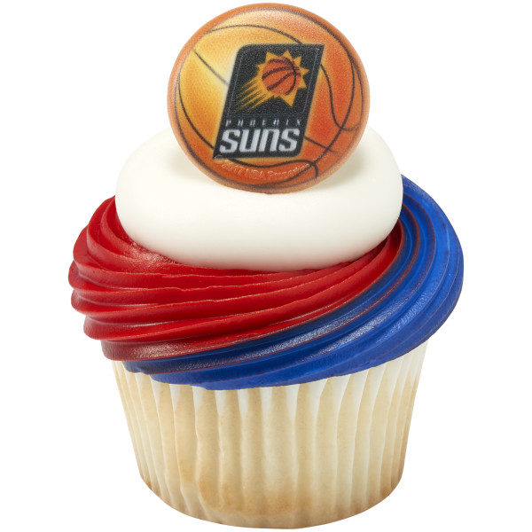 NBA Team Basketball Cupcake Rings