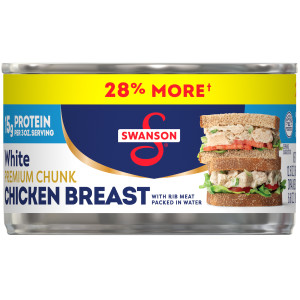 Swanson® White Premium Chunk Canned Chicken Breast in Water, 12.5 OZ Can (Case of 12)
