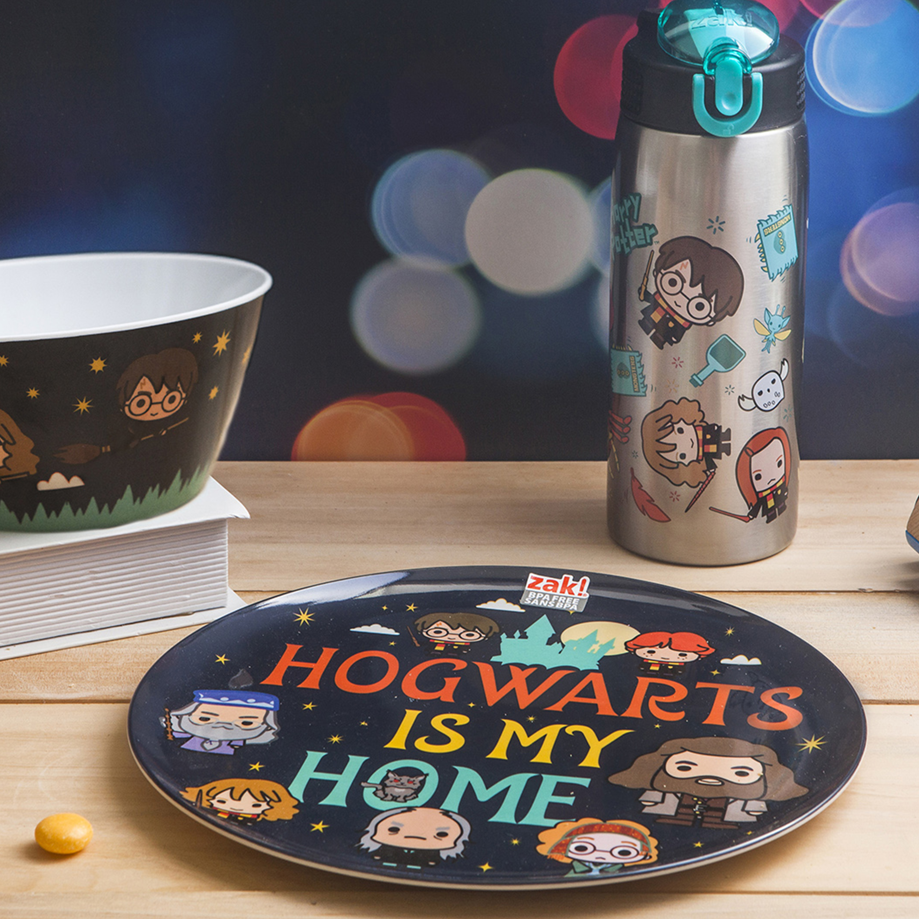 Harry Potter Dinnerware Set, Harry, Hermione, Ron and Friends, 3-piece set slideshow image 8