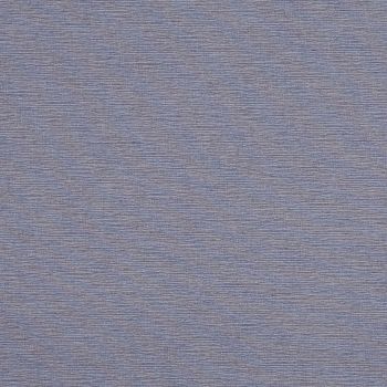 A bluish-gray, horizontally ribbed fabric or wallpaper covering the entire frame; fine woven texture visible, lying flat and uniform, photographed close-up under soft, even indoor lighting.