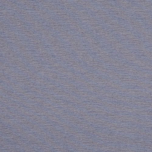A bluish-gray, horizontally ribbed fabric or wallpaper covering the entire frame; fine woven texture visible, lying flat and uniform, photographed close-up under soft, even indoor lighting.