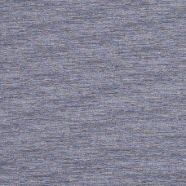 A bluish-gray, horizontally ribbed fabric or wallpaper covering the entire frame; fine woven texture visible, lying flat and uniform, photographed close-up under soft, even indoor lighting.