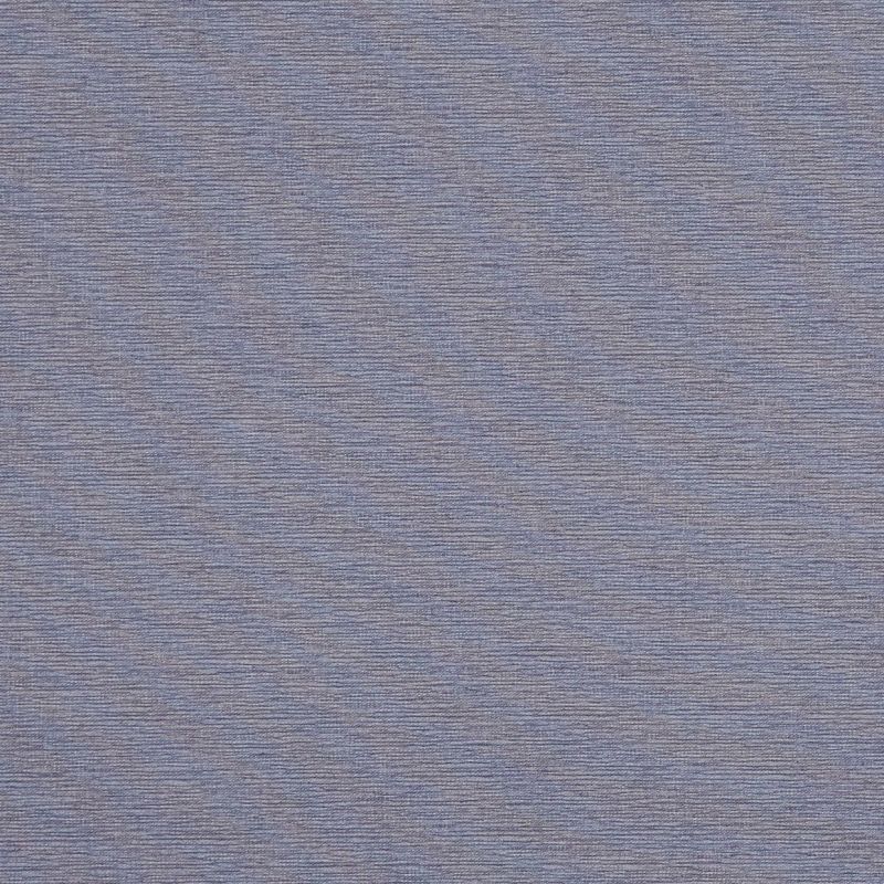 A bluish-gray, horizontally ribbed fabric or wallpaper covering the entire frame; fine woven texture visible, lying flat and uniform, photographed close-up under soft, even indoor lighting.