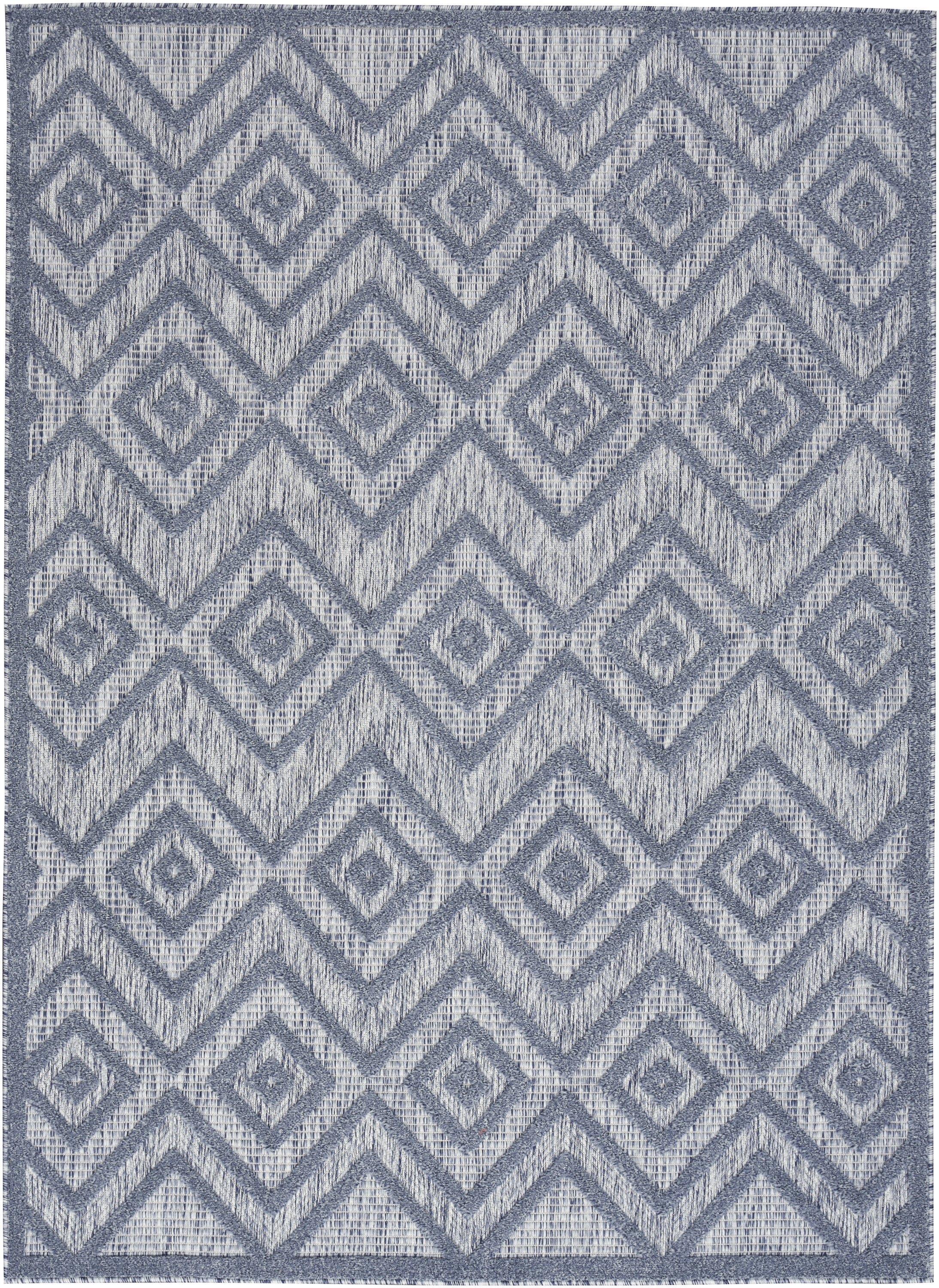 Nourison Versatile 6' x 9' Denim Blue Modern Rug