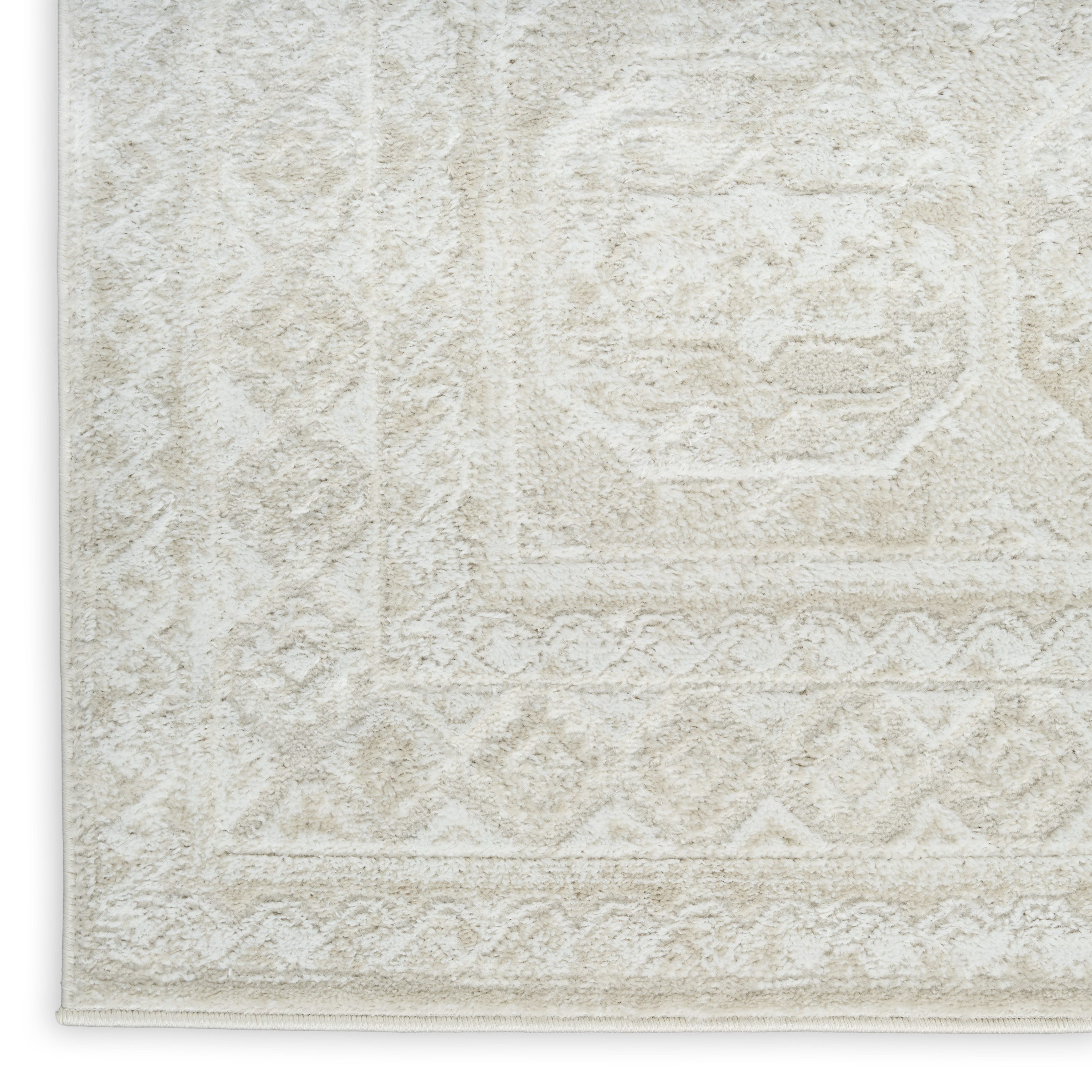 Nourison Dekor 2' x 4' Ivory Beige Vintage Indoor Rug