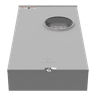 Meter Socket, Ringless, 320A, 600V, 1-Phase, 4-Jaw, UG, Surface-Mount, NEMA 3R