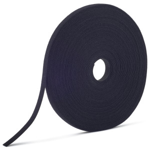 VELCRO® Brand ONE-WRAP® Cable Tie, Continuous Roll, 75 ft. L x 0.50 in. W, Black