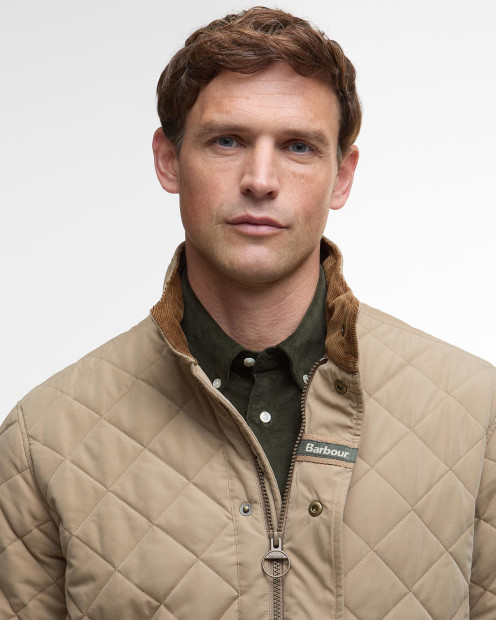 Shoveler Quilted Jacket Military Brown