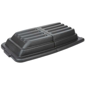 Rubbermaid Commercial, Executive, Executive, Structural Foam Lid For 1/2 Cubic Yard Tilt Trucks, Black